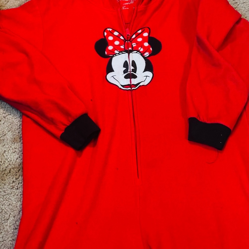 DISNEY 1 PIECE ZIP UP MICKEY MOUSE UNISEX LS SIZE XL 100% POLYESTER COSTUME